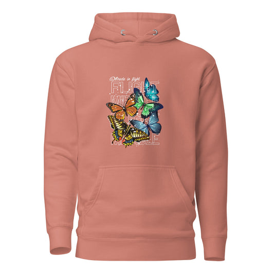 Unisex Hoodie - Miracle in Flight - Dusty Rose / S - Hoodie