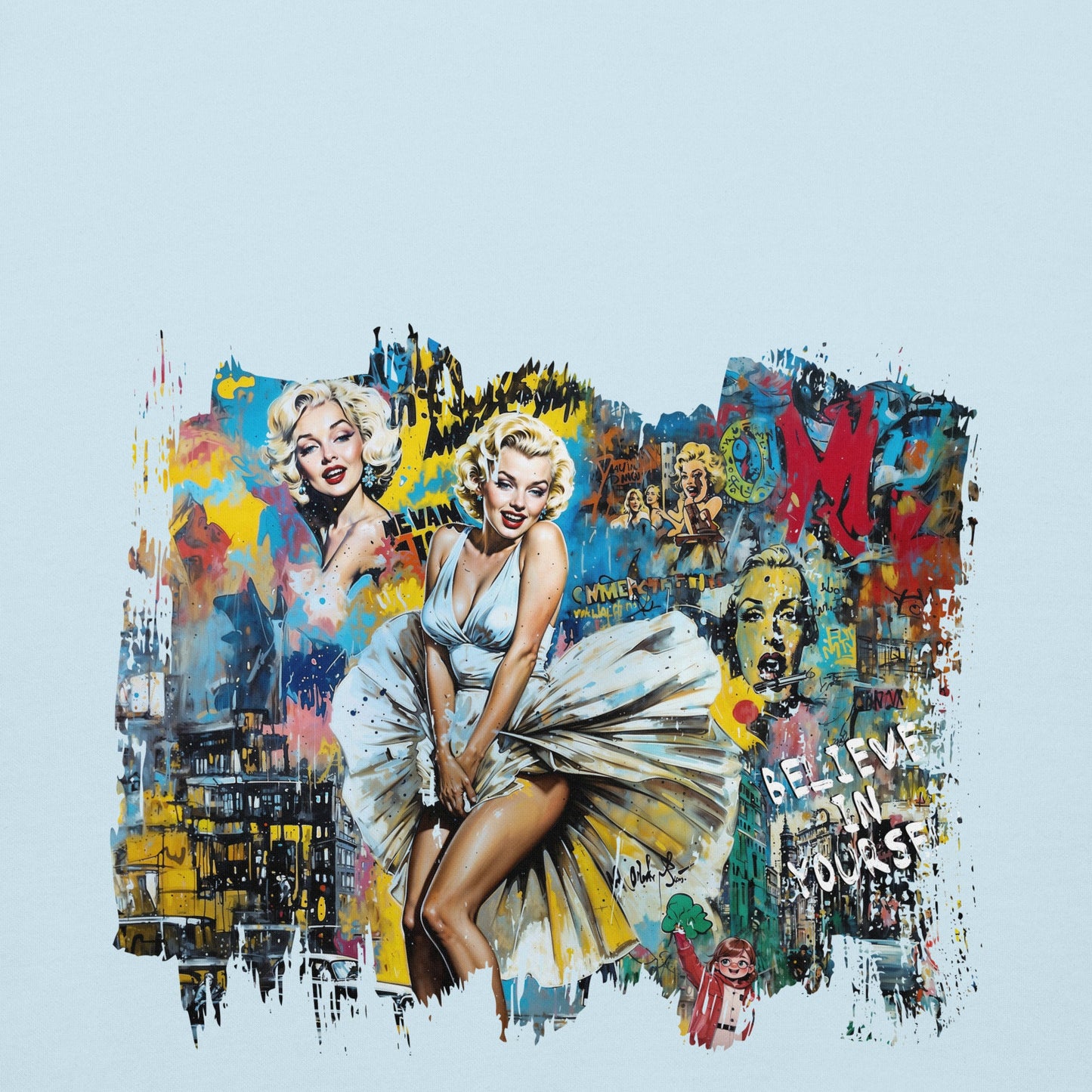 Unisex Hoodie - Popart Marilyn - Hoodie
