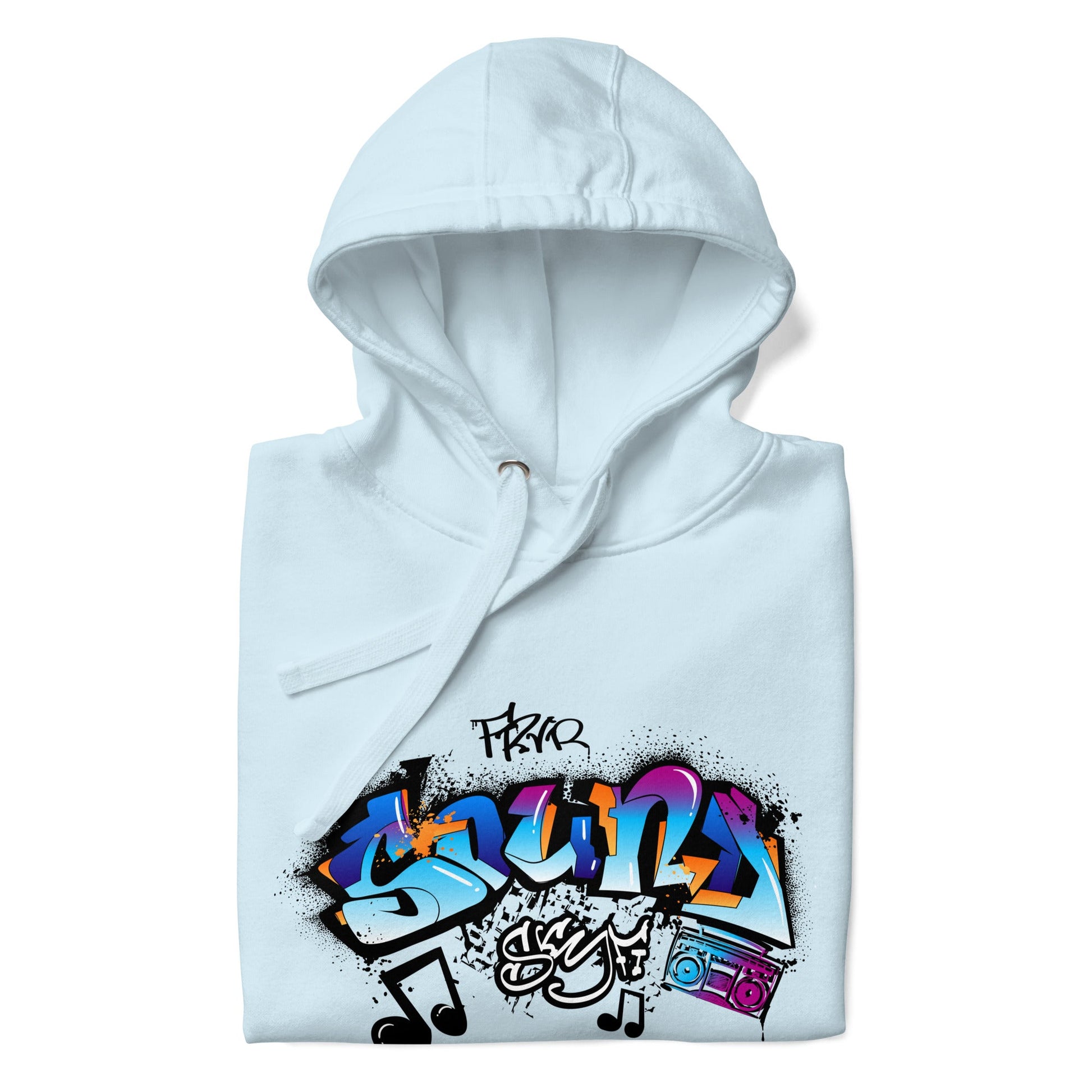 Unisex Hoodie- Sonic Graffiti Vibes - Hoodie