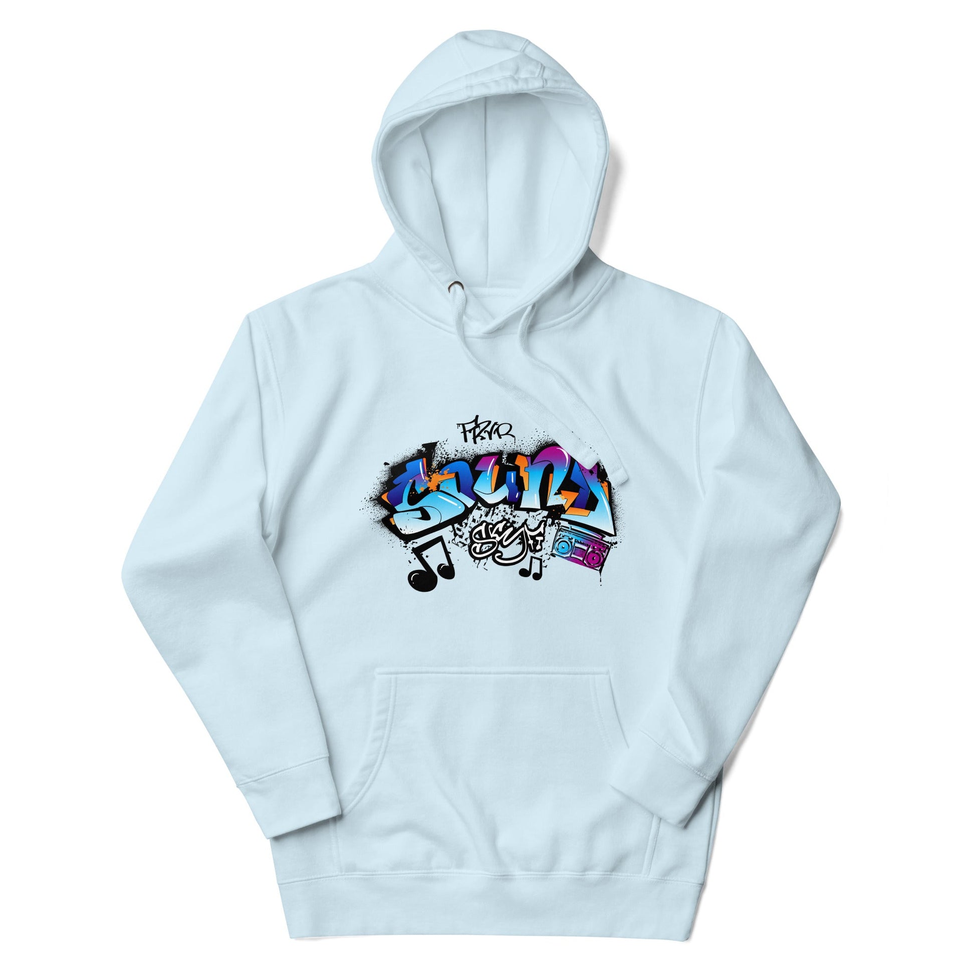 Unisex Hoodie- Sonic Graffiti Vibes - Hoodie