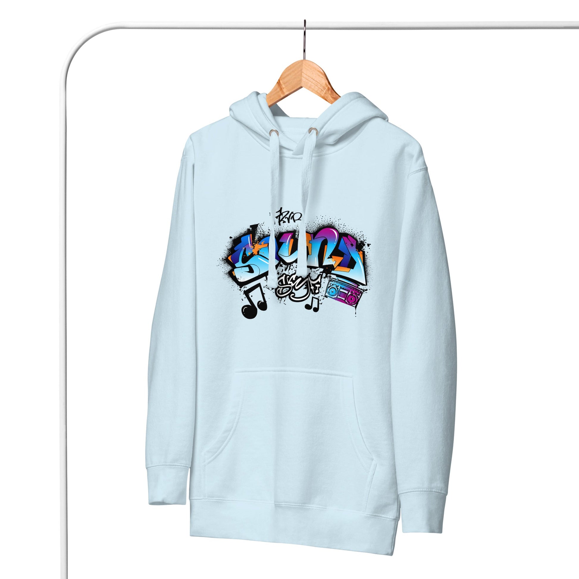 Unisex Hoodie- Sonic Graffiti Vibes - Hoodie