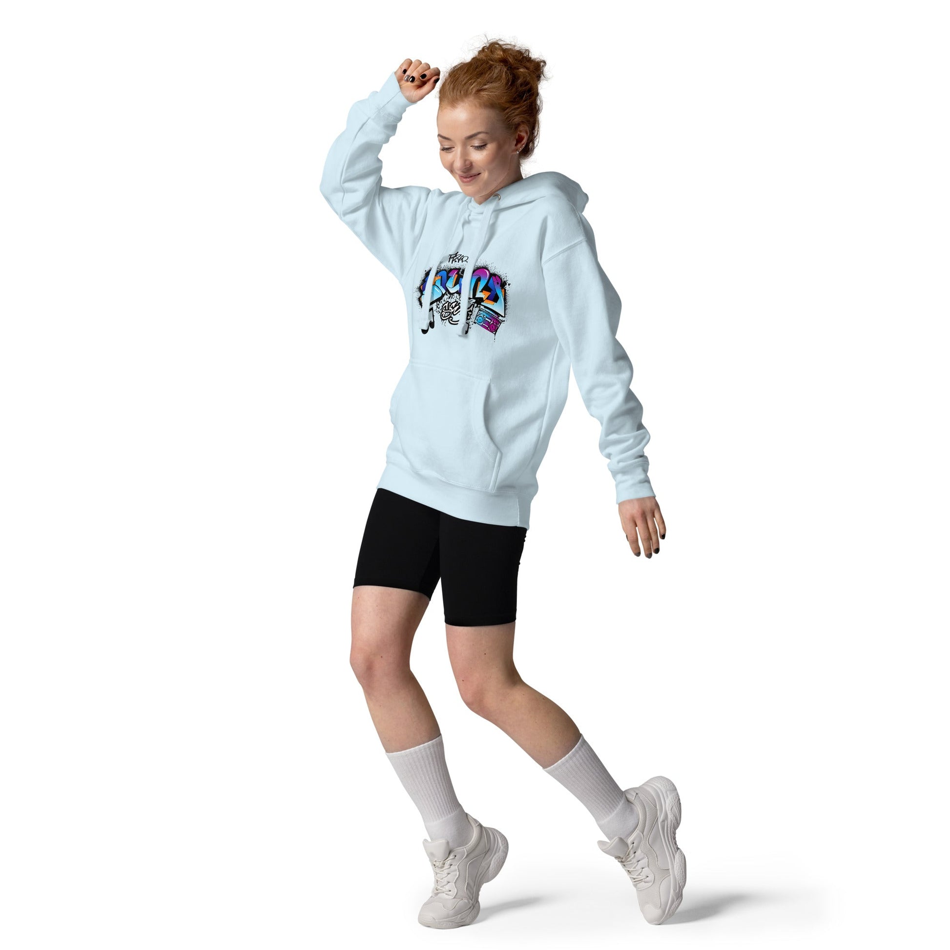 Unisex Hoodie- Sonic Graffiti Vibes - Hoodie