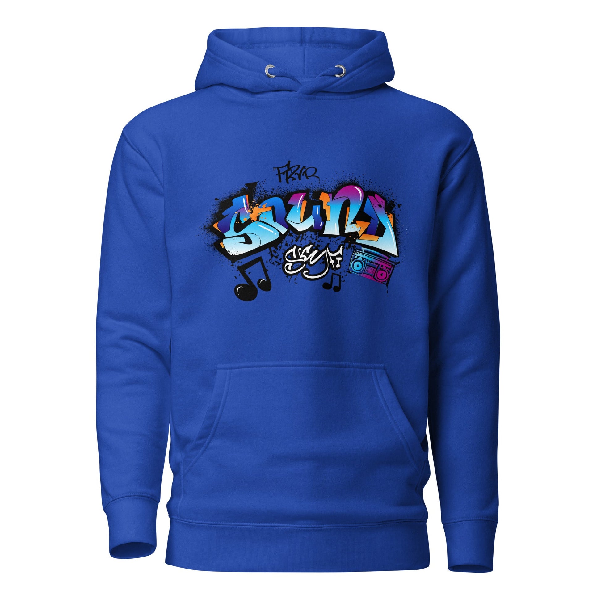 Unisex Hoodie- Sonic Graffiti Vibes - Team Royal / S - Hoodie