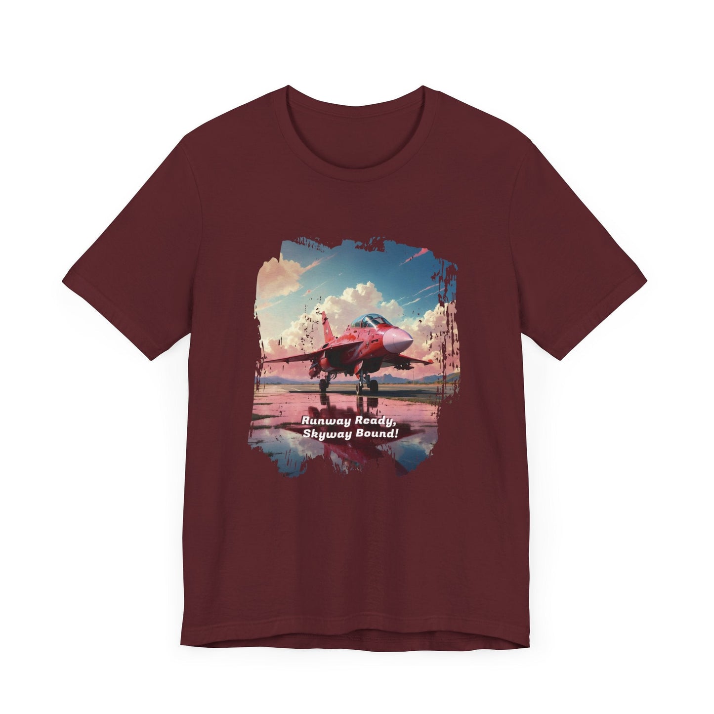 Unisex Jersey Short Sleeve Tee - Maroon / S - T-Shirt