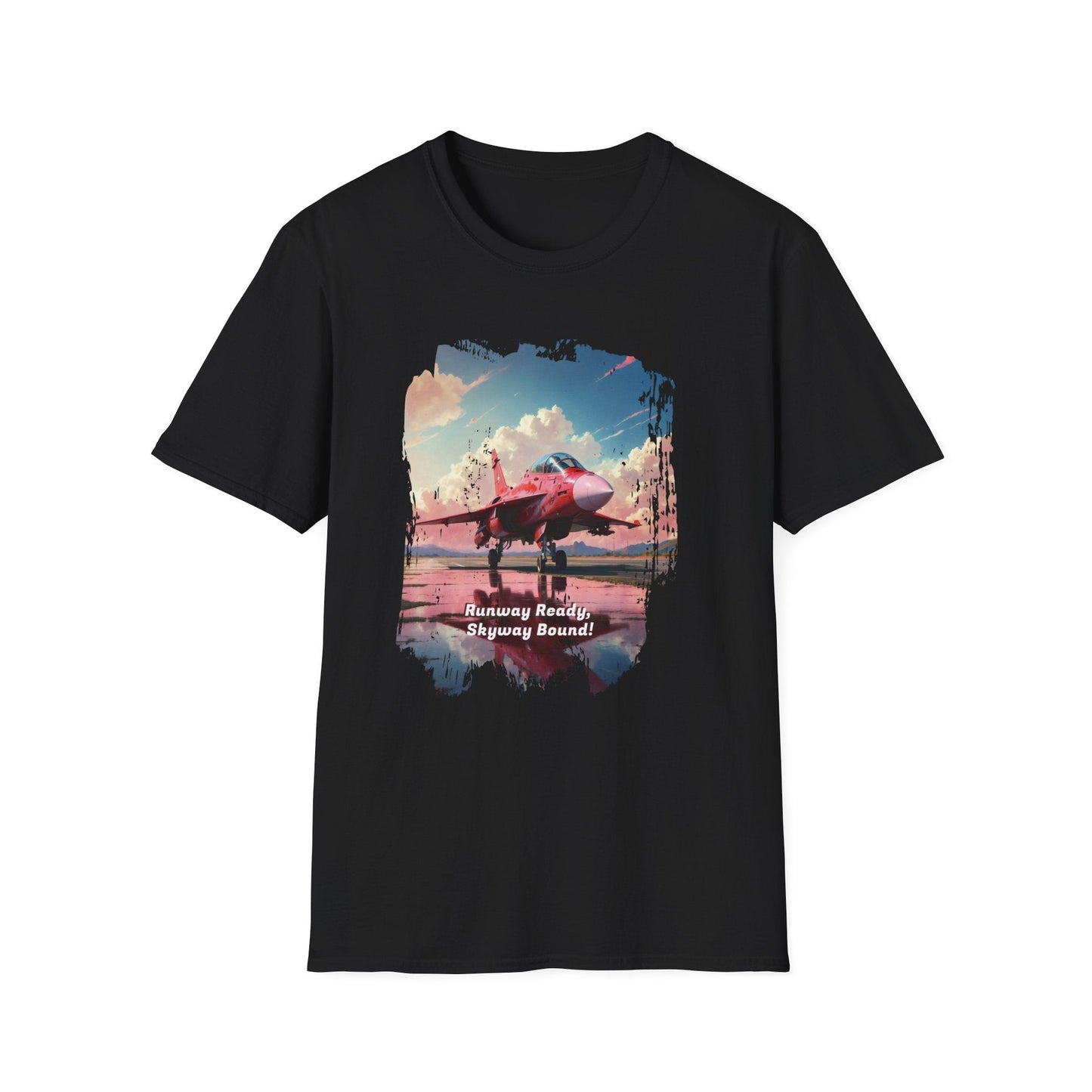 Unisex Softstyle T-Shirt -Aircraft Tee for Aviation Fans - Black / S - T-Shirt