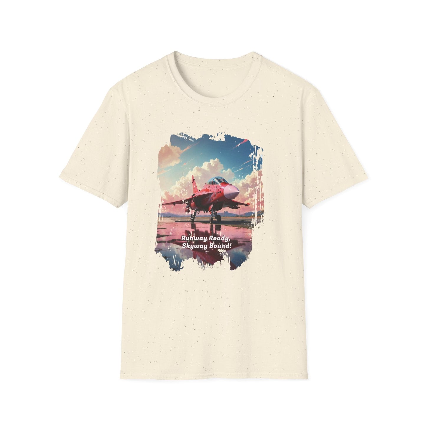 Unisex Softstyle T-Shirt -Aircraft Tee for Aviation Fans - Natural / S - T-Shirt