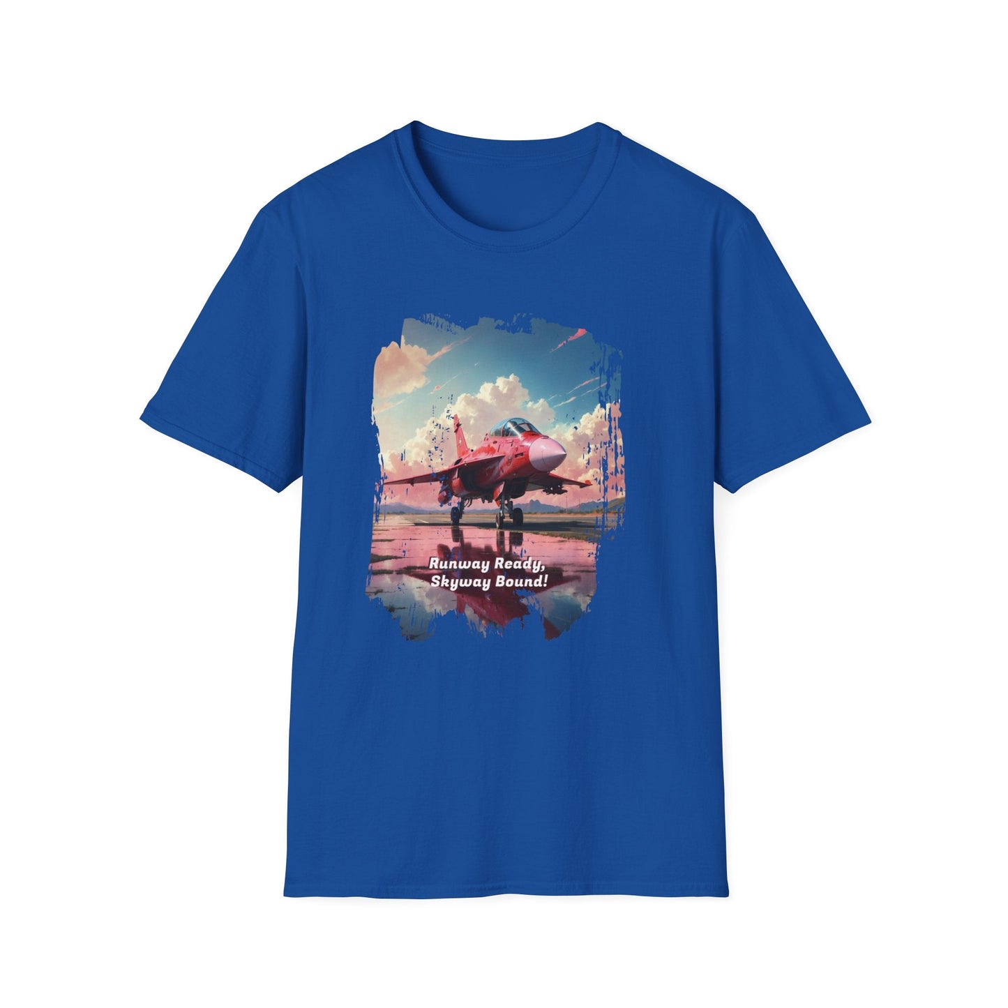 Unisex Softstyle T-Shirt -Aircraft Tee for Aviation Fans - Royal / S - T-Shirt