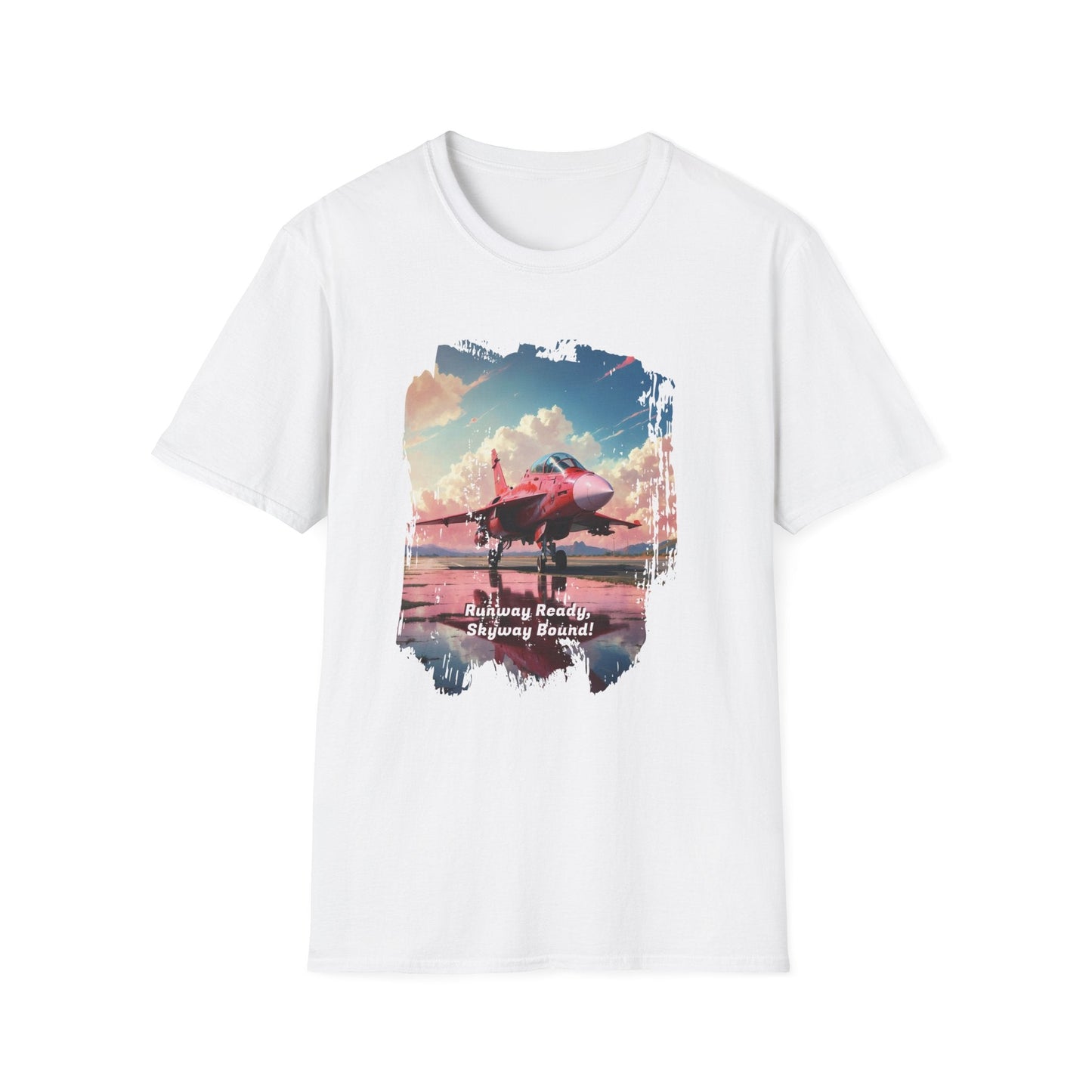 Unisex Softstyle T-Shirt -Aircraft Tee for Aviation Fans - White / S - T-Shirt