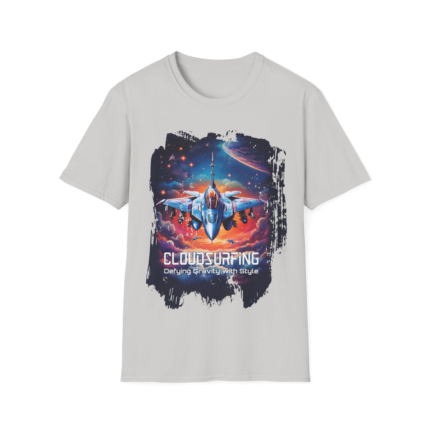 Unisex Softstyle T-Shirt - Cloudsurfing - Ice Grey / S - T-Shirt