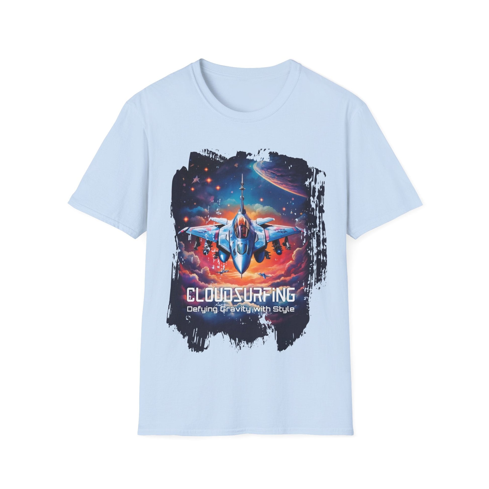 Unisex Softstyle T-Shirt - Cloudsurfing - Light Blue / S - T-Shirt