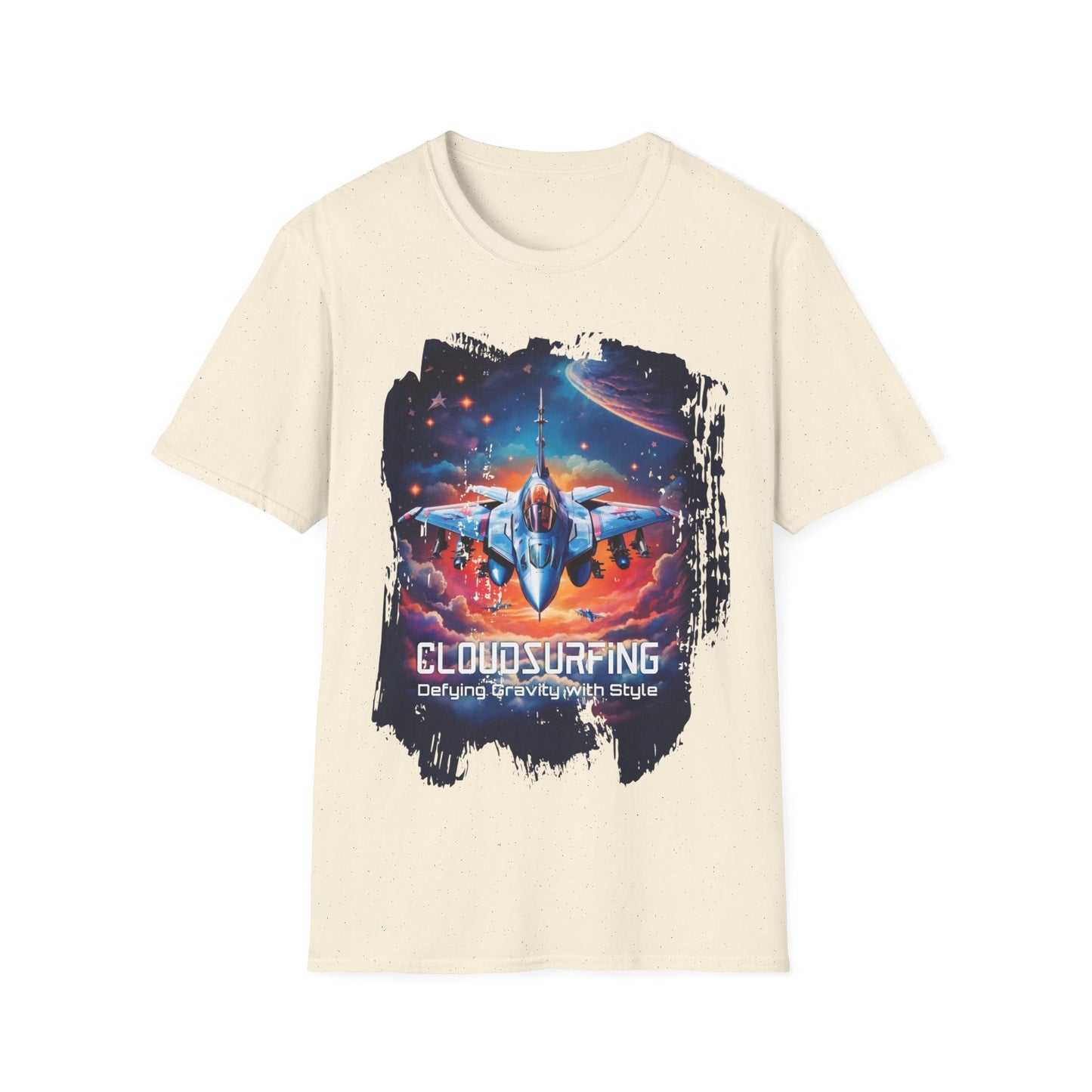 Unisex Softstyle T-Shirt - Cloudsurfing - Natural / S - T-Shirt