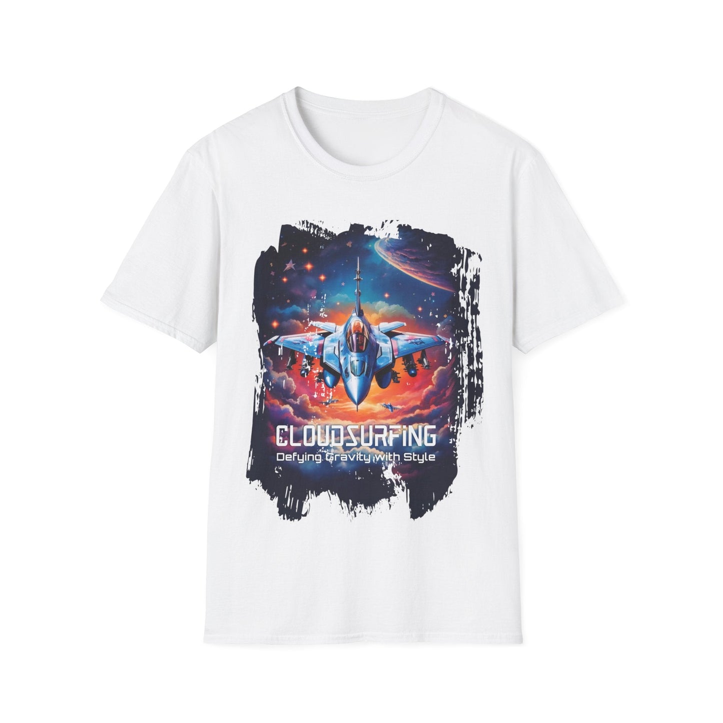 Unisex Softstyle T-Shirt - Cloudsurfing - White / S - T-Shirt