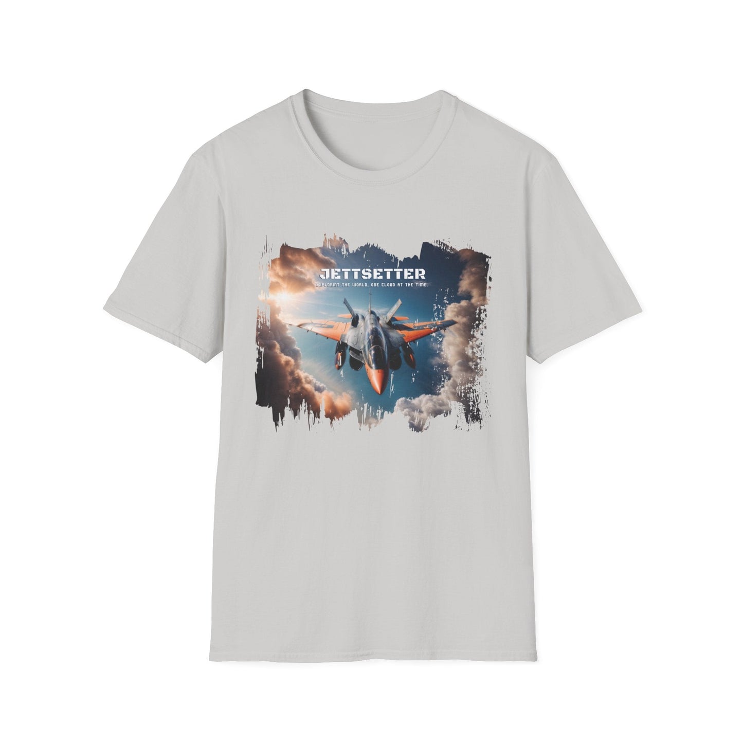 Unisex Softstyle T-Shirt - Jetsetter - Ice Grey / S - T-Shirt