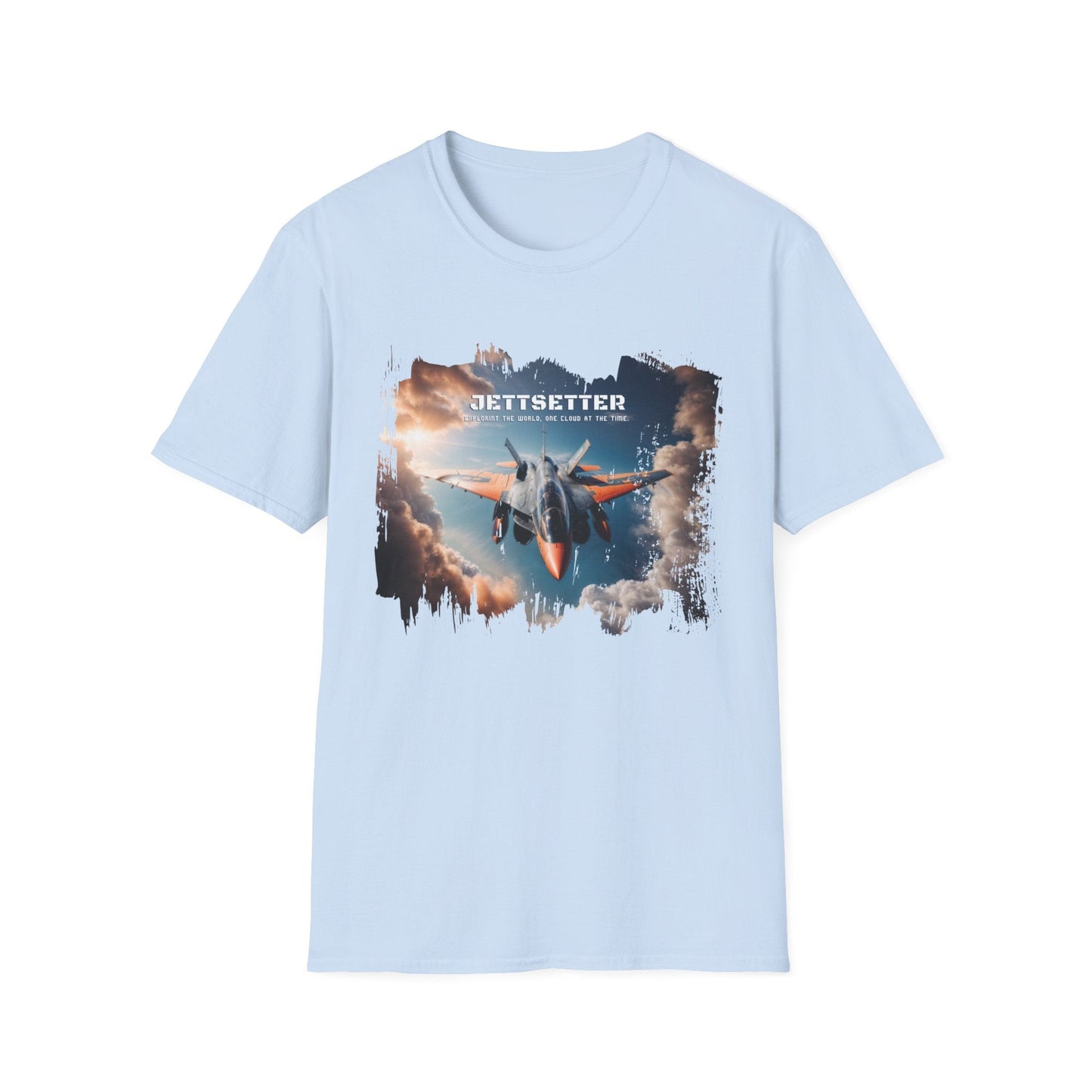 Unisex Softstyle T-Shirt - Jetsetter - Light Blue / S - T-Shirt