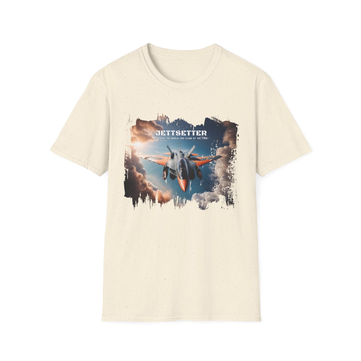 Unisex Softstyle T-Shirt - Jetsetter - Natural / S - T-Shirt