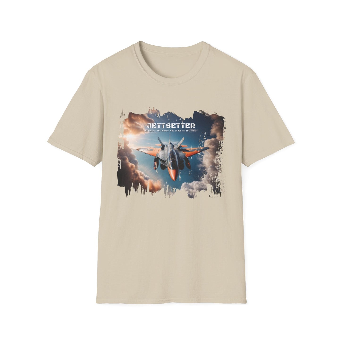 Unisex Softstyle T-Shirt - Jetsetter - Sand / S - T-Shirt
