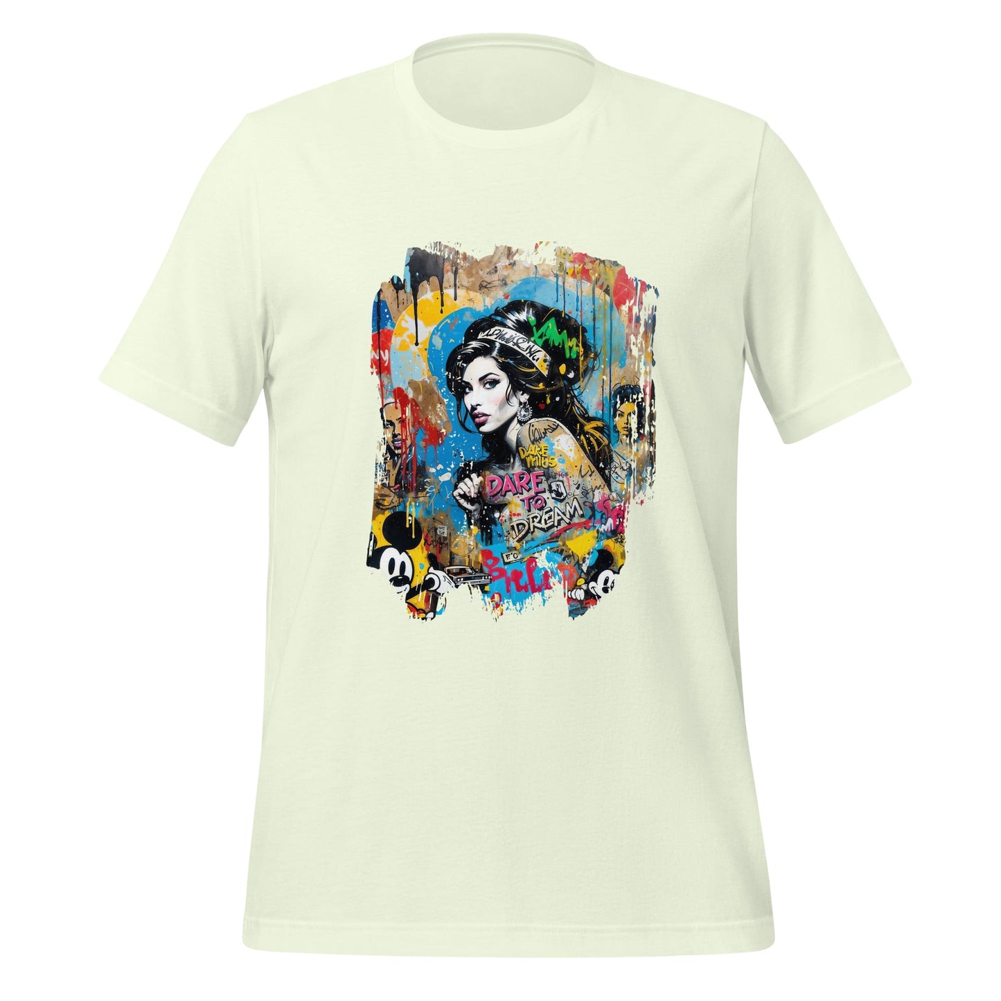 Unisex t-shirt -Amy - Citron / XS - T-Shirt