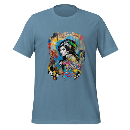 Unisex t-shirt -Amy - Steel Blue / XS - T-Shirt