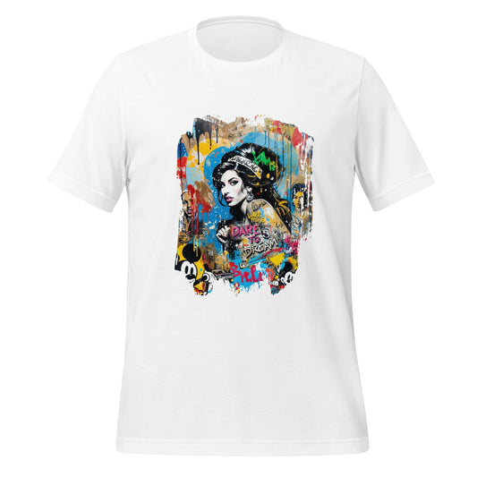 Unisex t-shirt -Amy - White / XS - T-Shirt