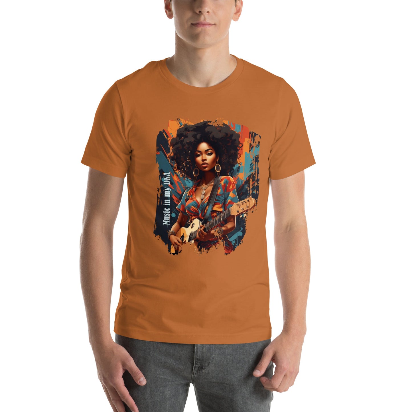 Unisex t-shirt -Music in my DNA - T-Shirt