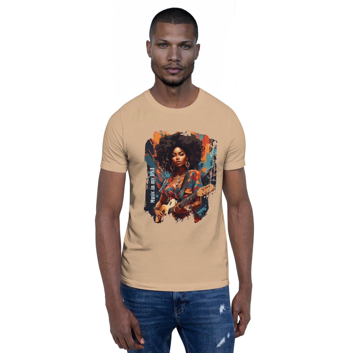 Unisex t-shirt -Music in my DNA - T-Shirt
