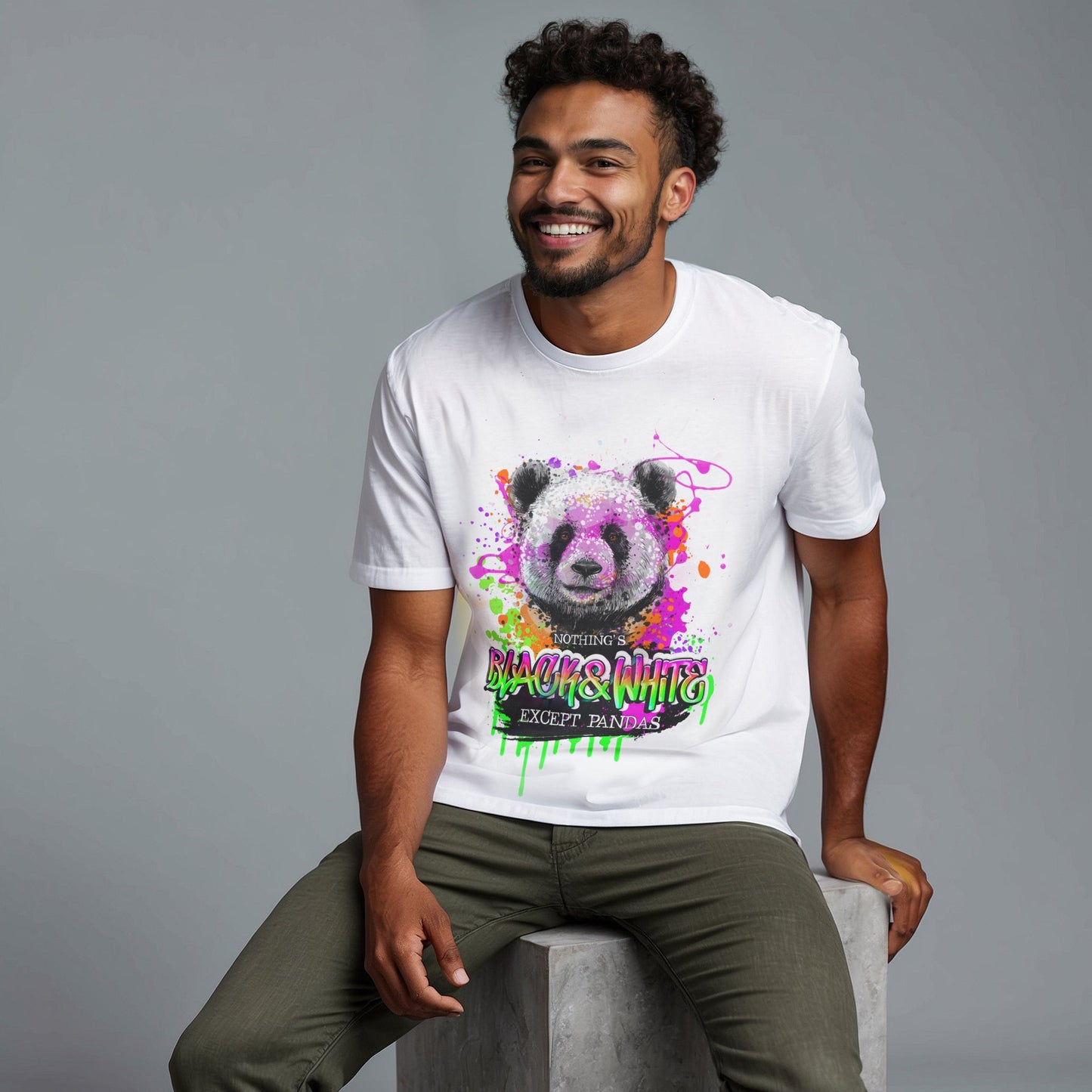 Unisex t-shirt - Nothing is Black and White - T-Shirt
