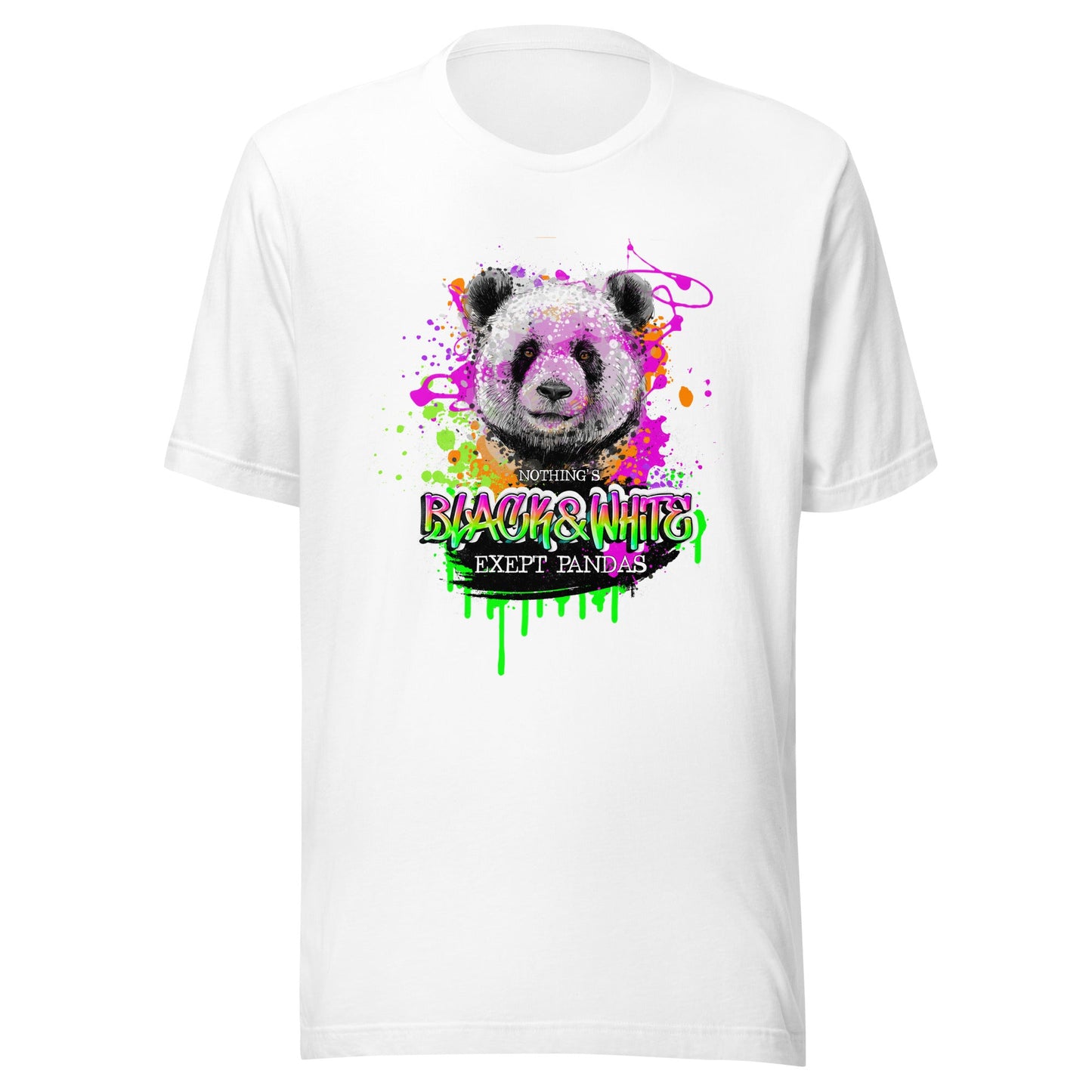 Unisex t-shirt - Nothing is Black and White - White / XS - T-Shirt