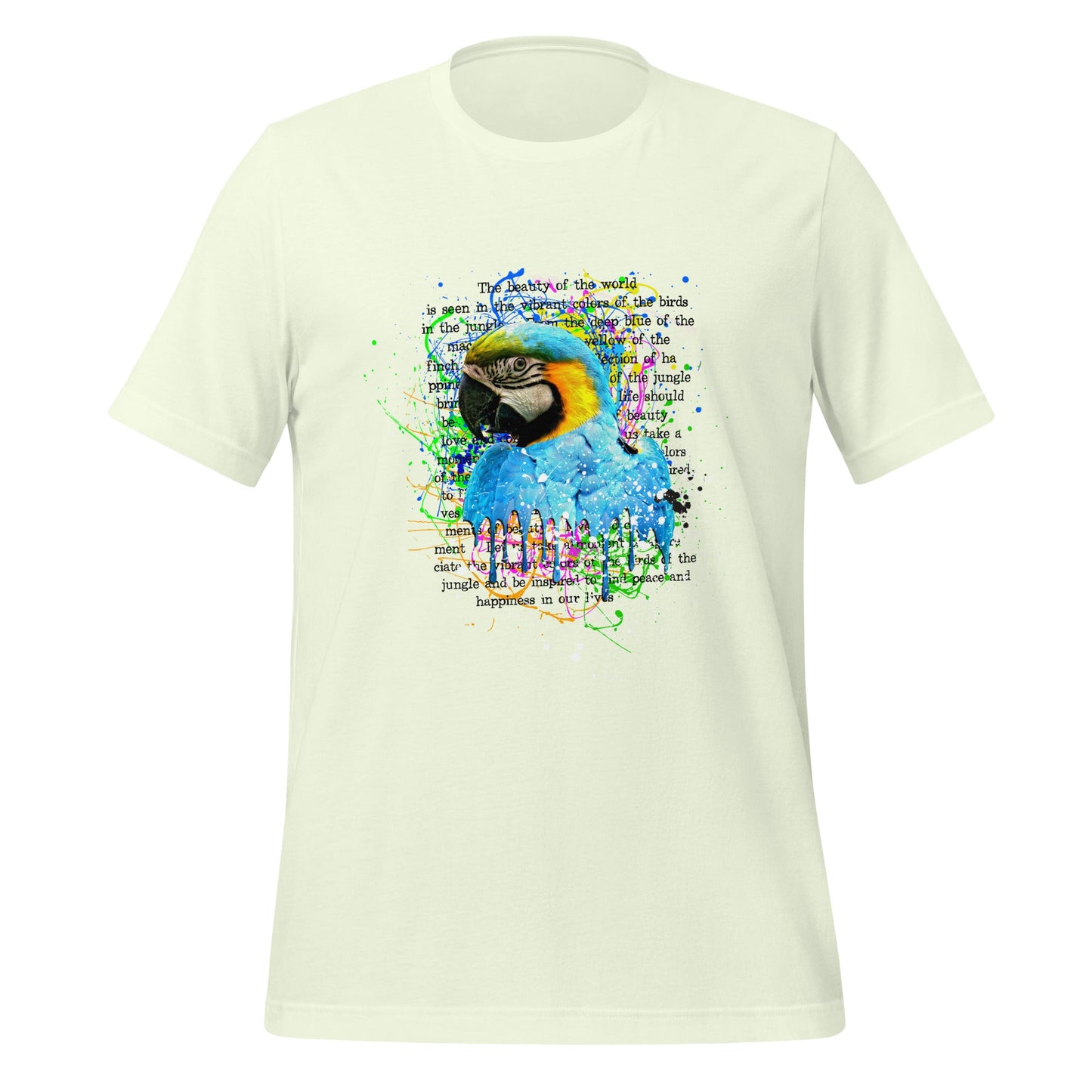 Unisex T-shirt - Vibrant Symphony: Nature’s Palette - Citron / XS - T-Shirt