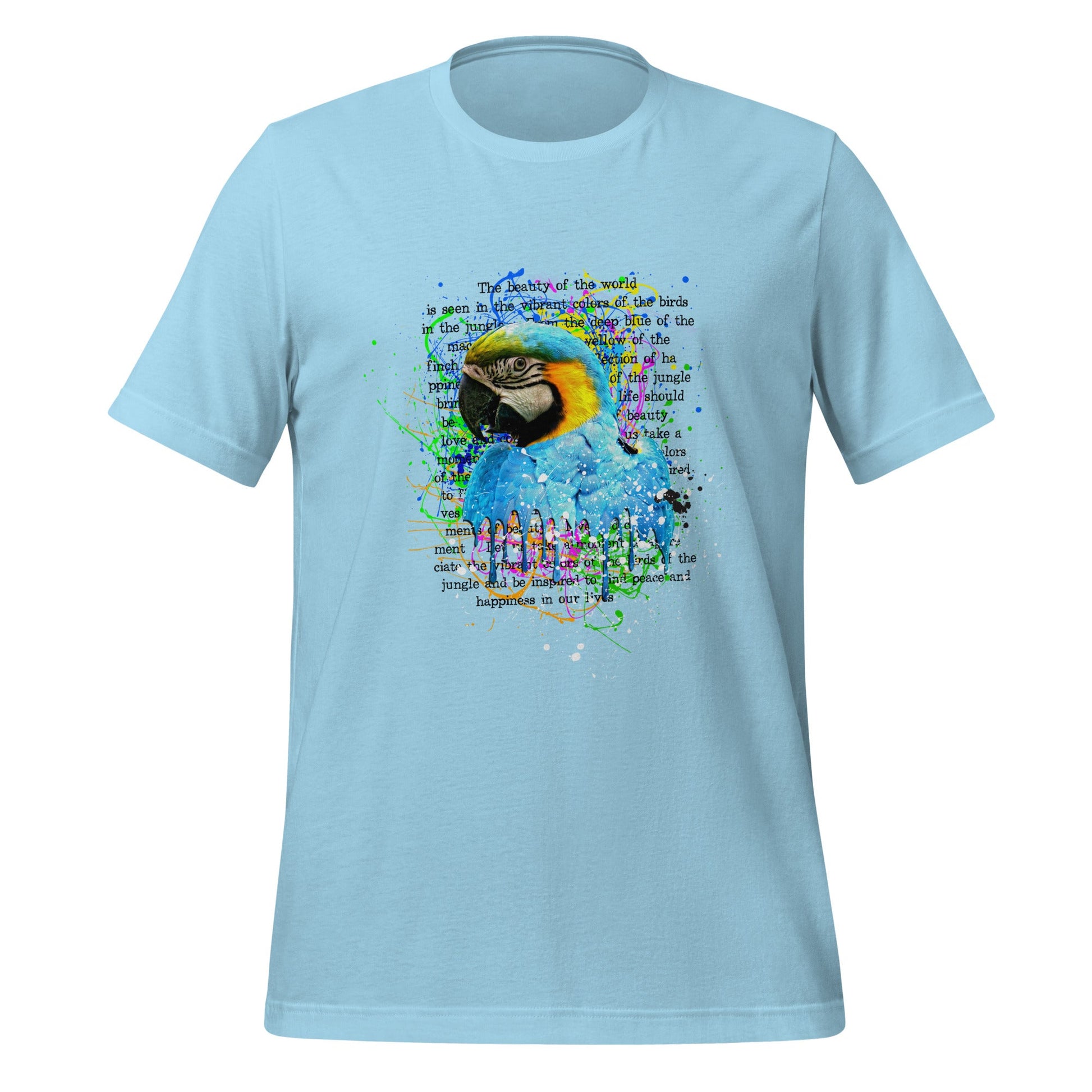 Unisex T-shirt - Vibrant Symphony: Nature’s Palette - Ocean Blue / S - T-Shirt