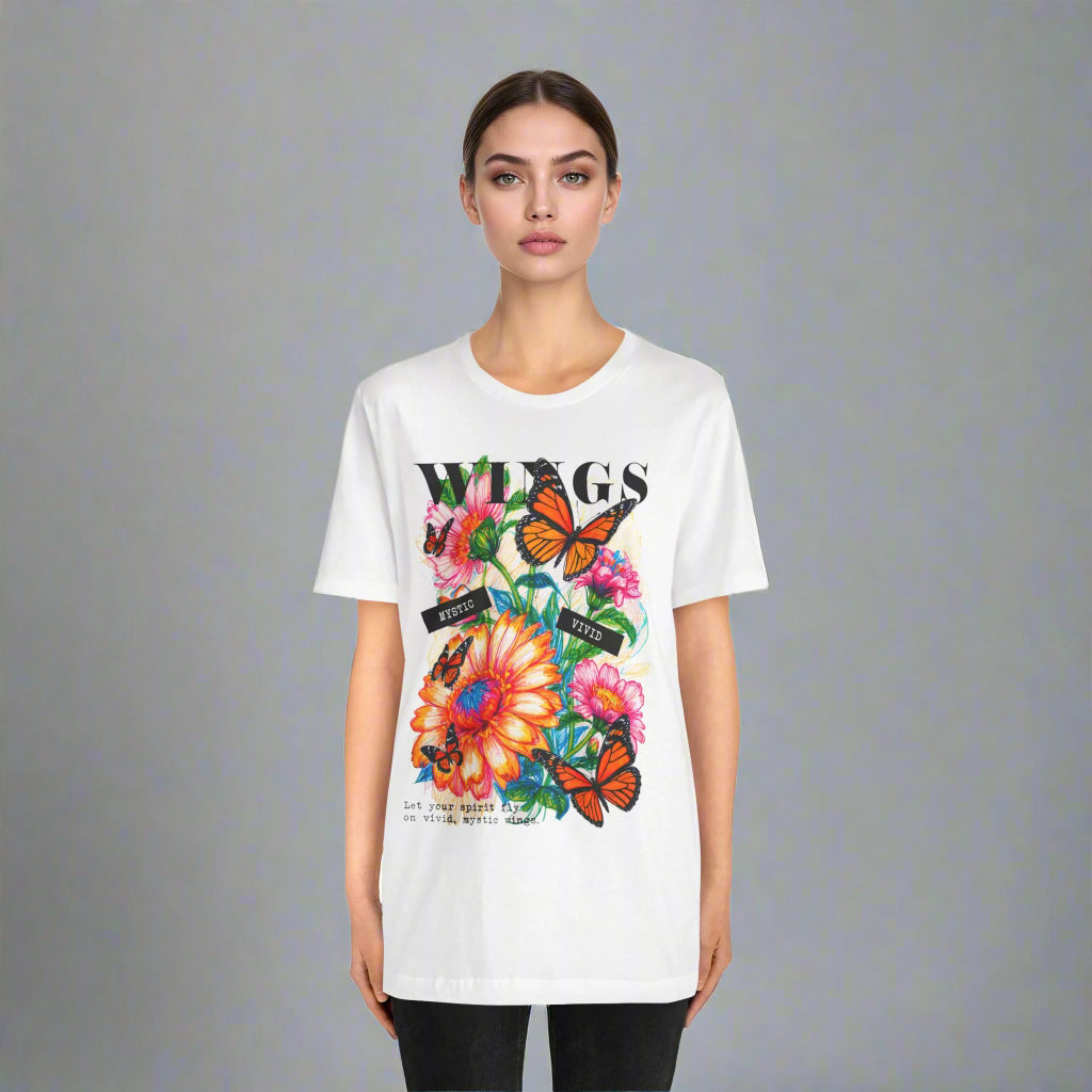 Unisex T-shirt - Butterflies Wings Shirt,