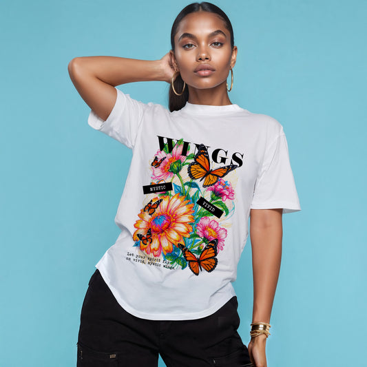 Unisex T-shirt - Butterflies Wings Shirt,