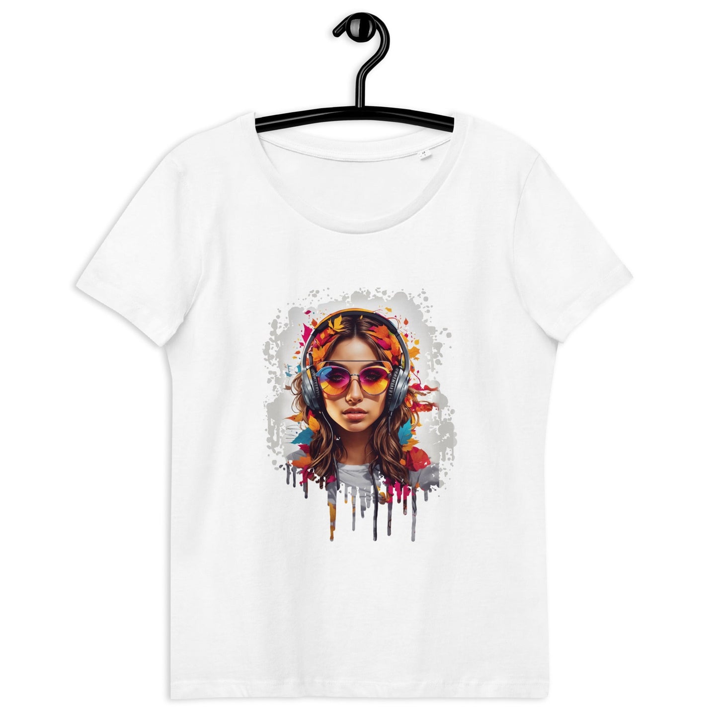 Women’s fitted eco tee - Colorful Beats - T-Shirt