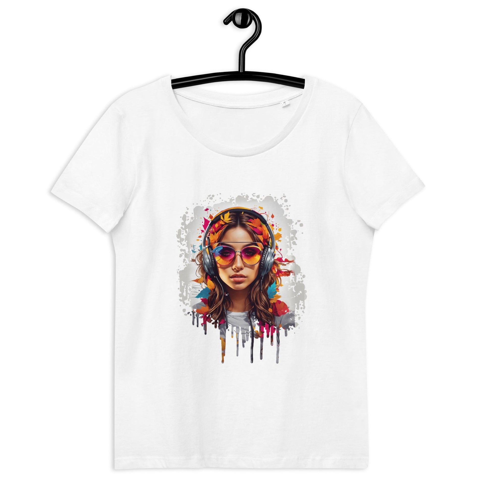 Women’s fitted eco tee - Colorful Beats - T-Shirt