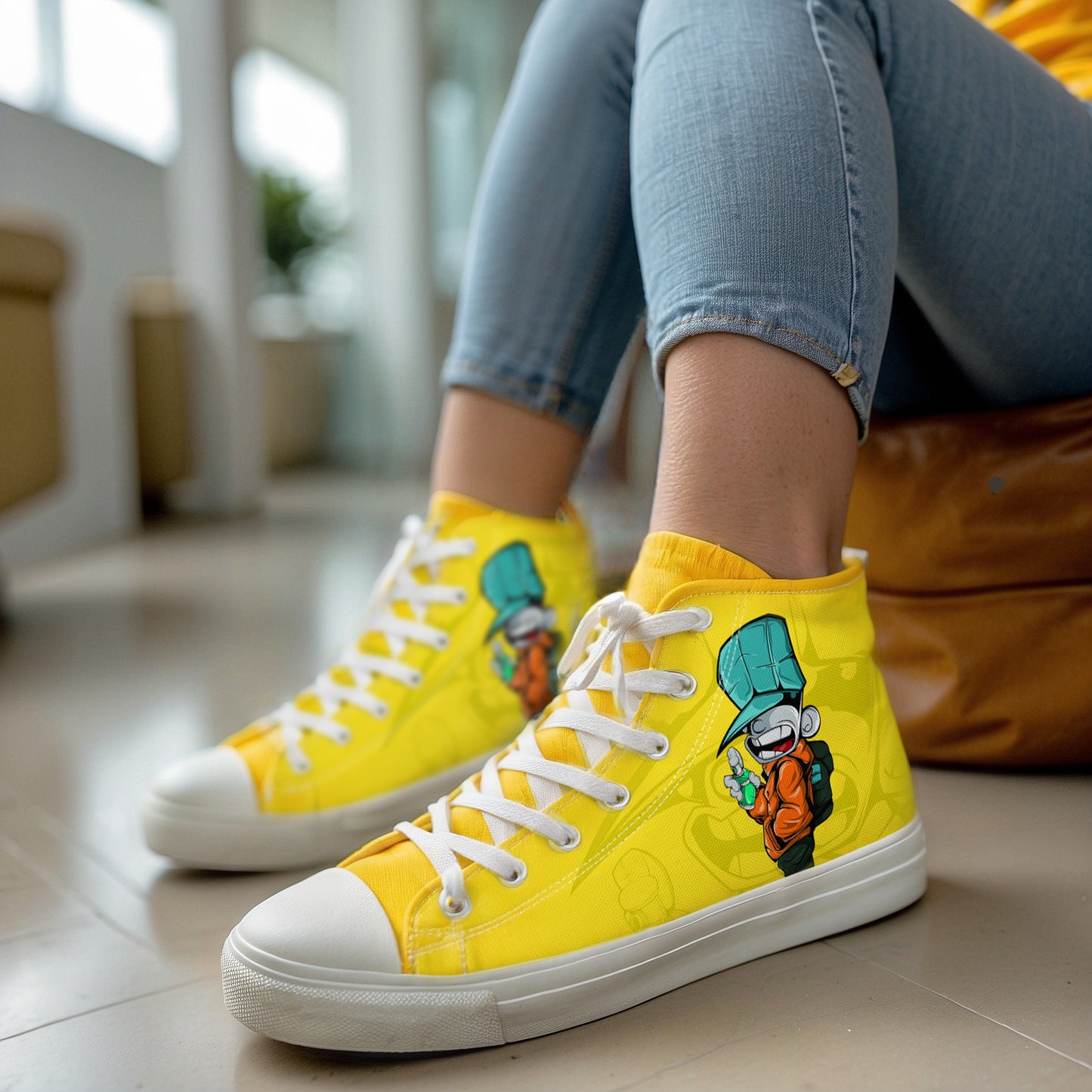 Zapatillas altas de lona unisex - Sprayer