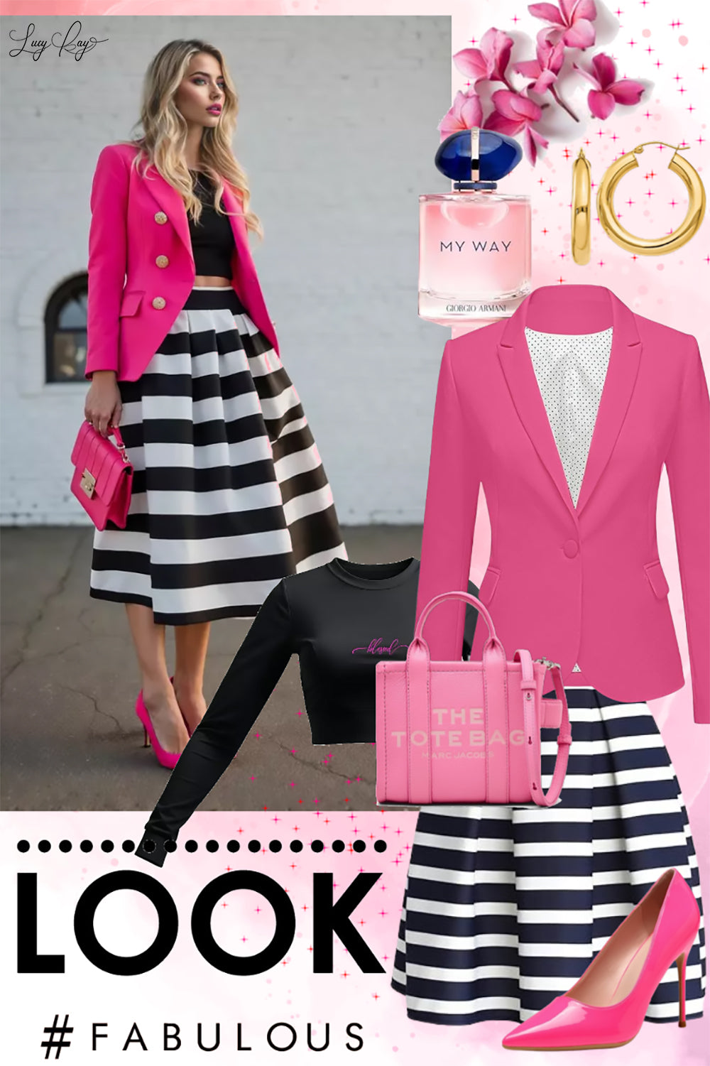 Pink Power Play: Stripes Included