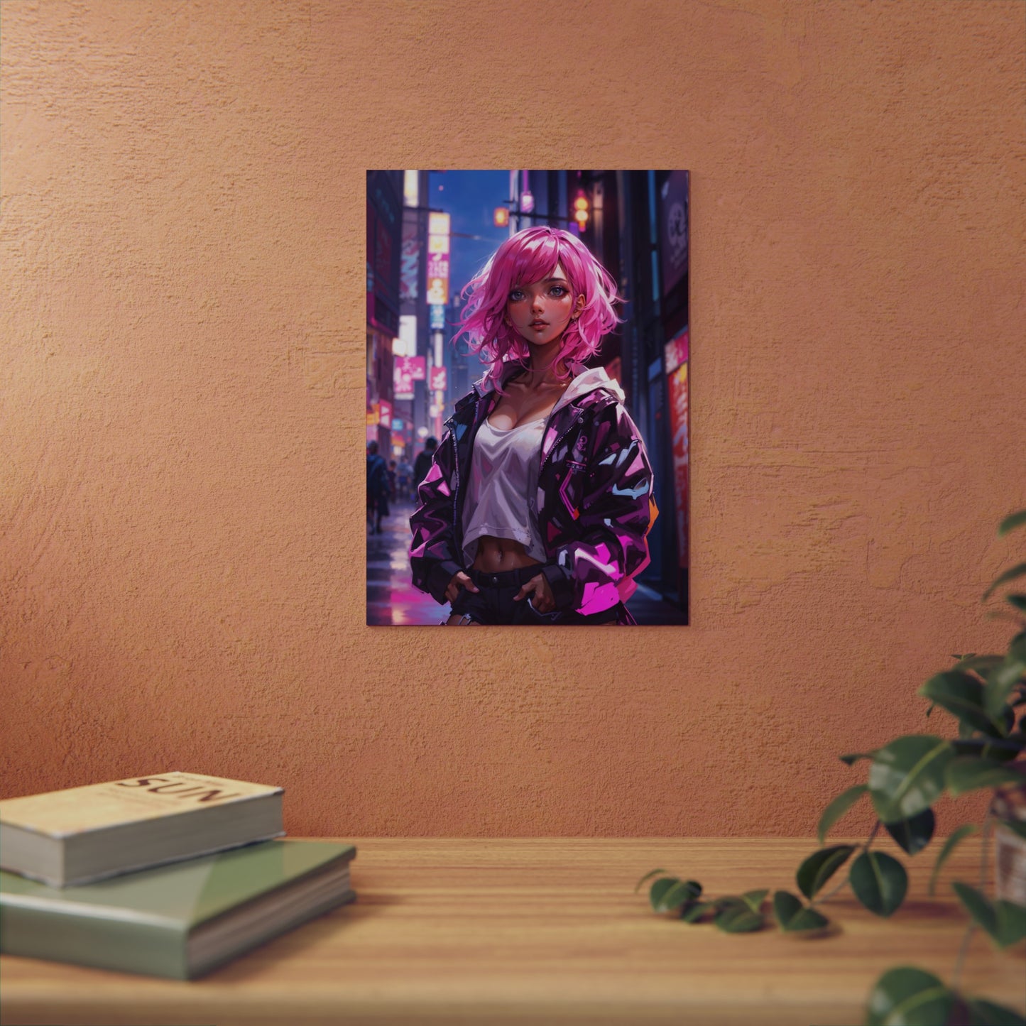 Metal Print - Magenta Muse