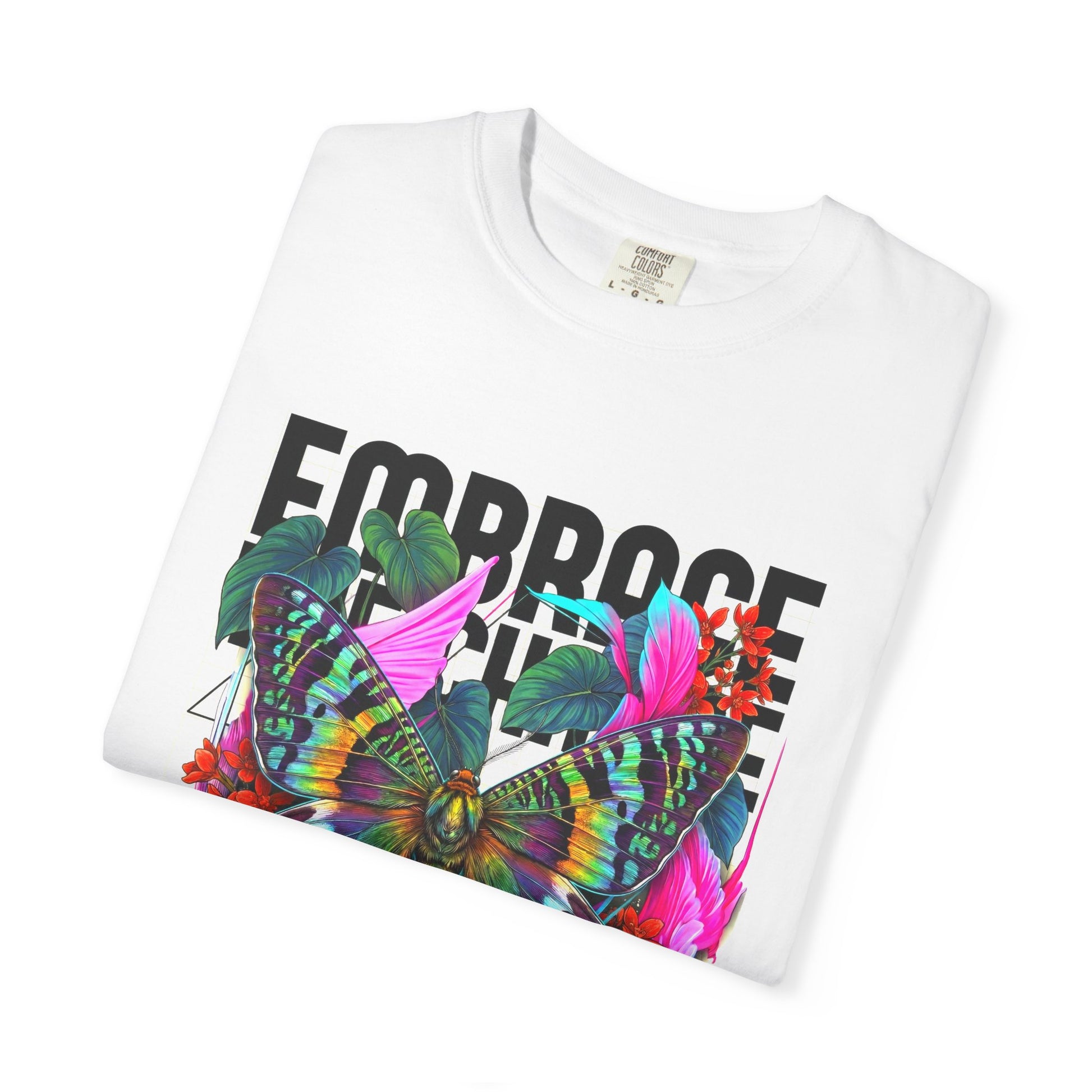 Butterfly Graphic T-Shirt - Colorful Unisex Cotton Tee - LucyKay store