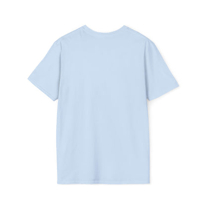 Light blue t-shirt on a white background