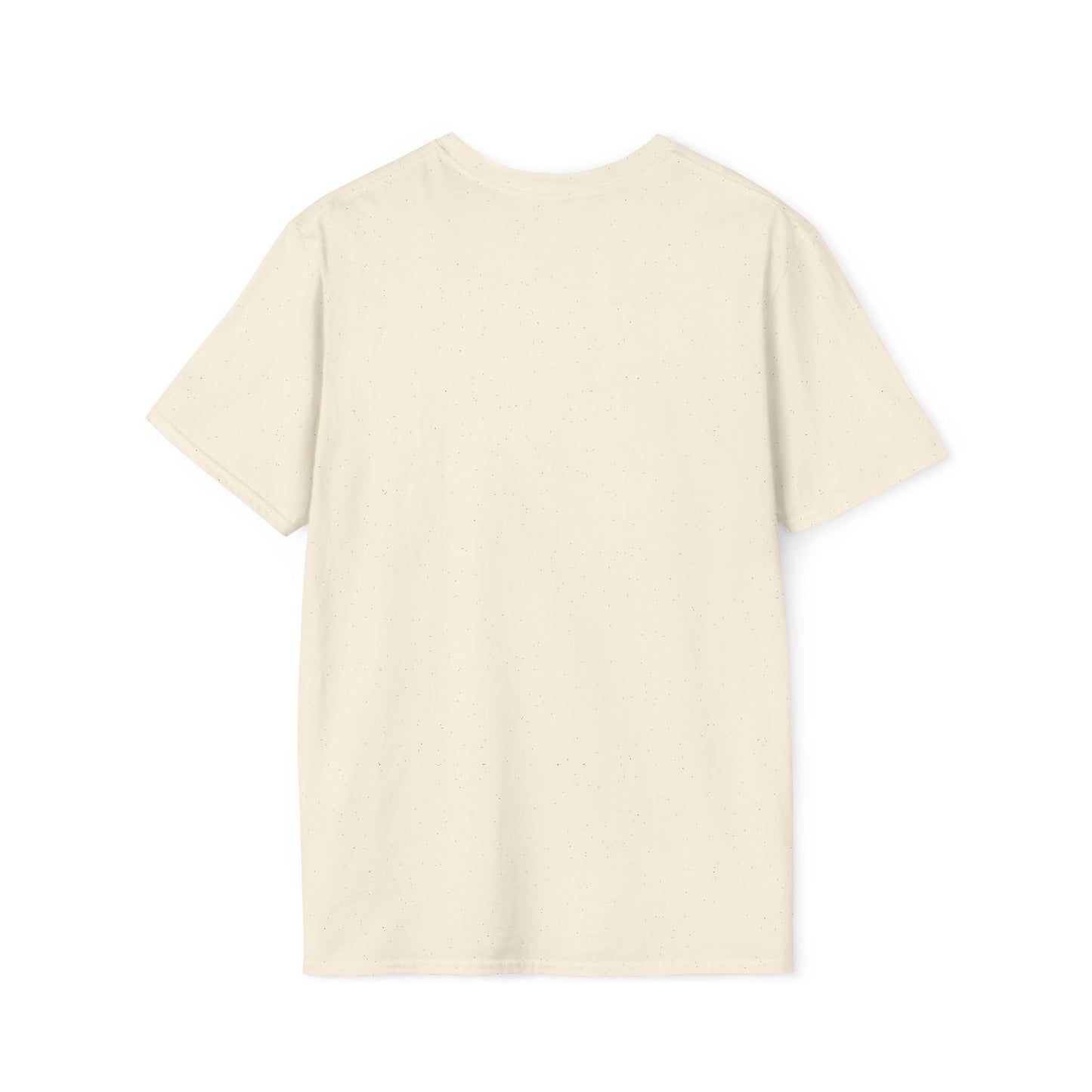 Beige t-shirt on a white background