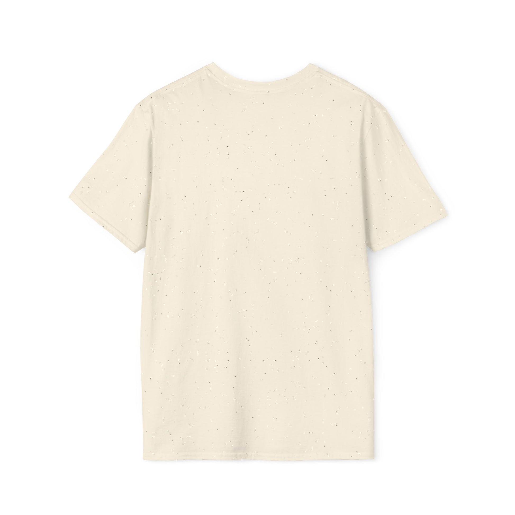 Beige t-shirt on a white background