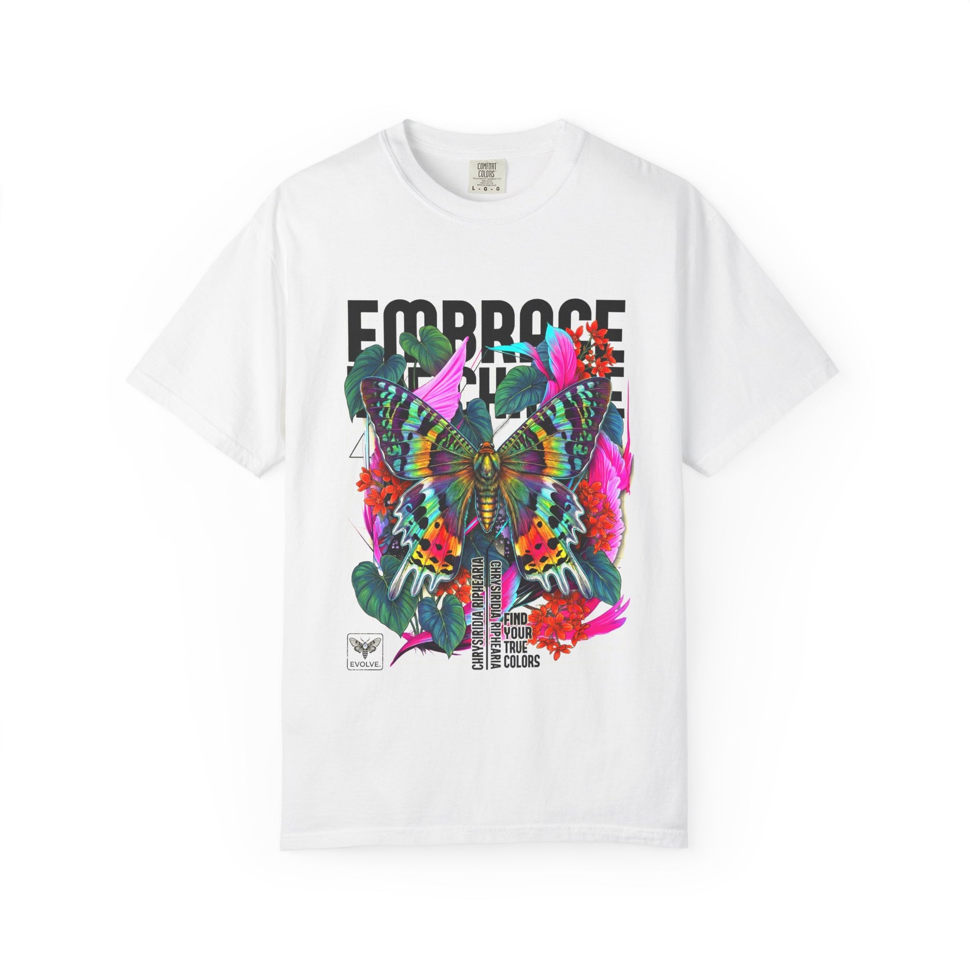Butterfly Graphic T-Shirt - Colorful Unisex Cotton Tee - LucyKay store