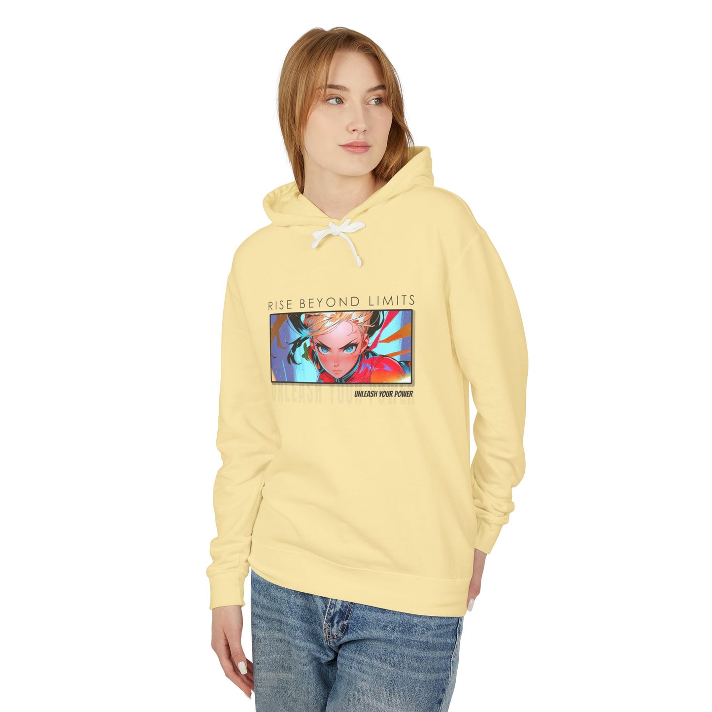 Legends Anime Collage Hoodie — "Rise Beyond Limits" Graphic Sweatshirt