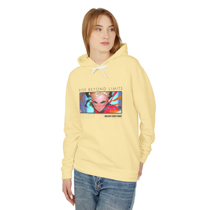 Legends Anime Collage Hoodie — "Rise Beyond Limits" Graphic Sweatshirt