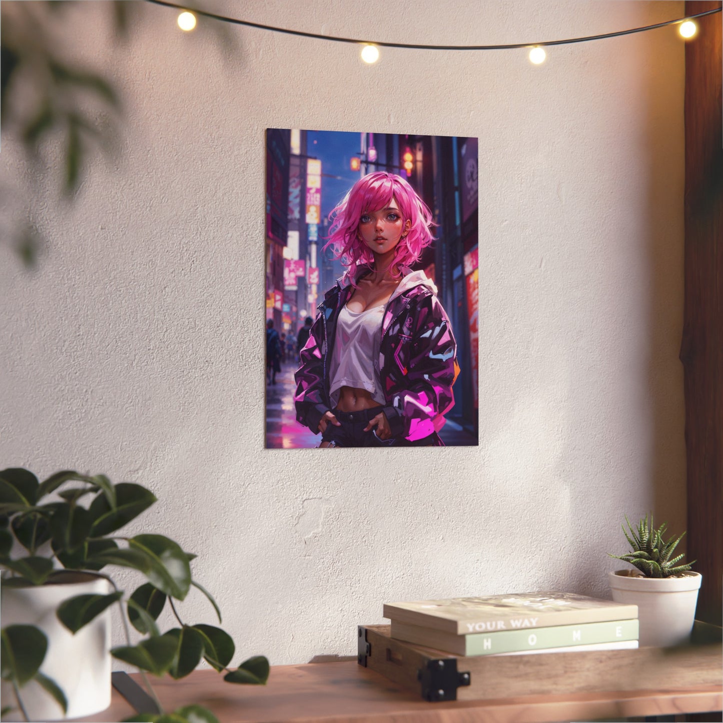 Metal Print - Magenta Muse