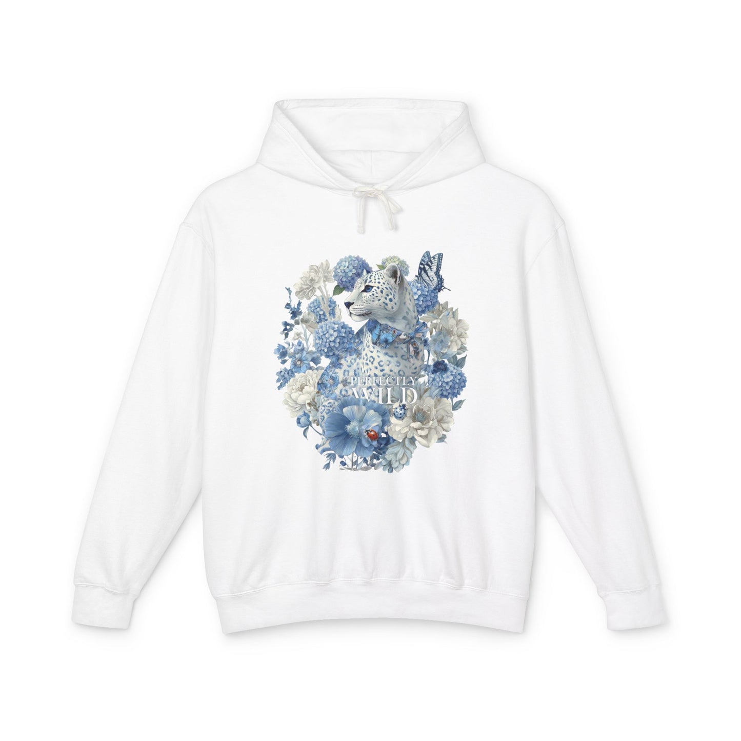 Floral Cheetah Hoodie - Lightweight Cotton Sweatshirt Women - LucyKay store