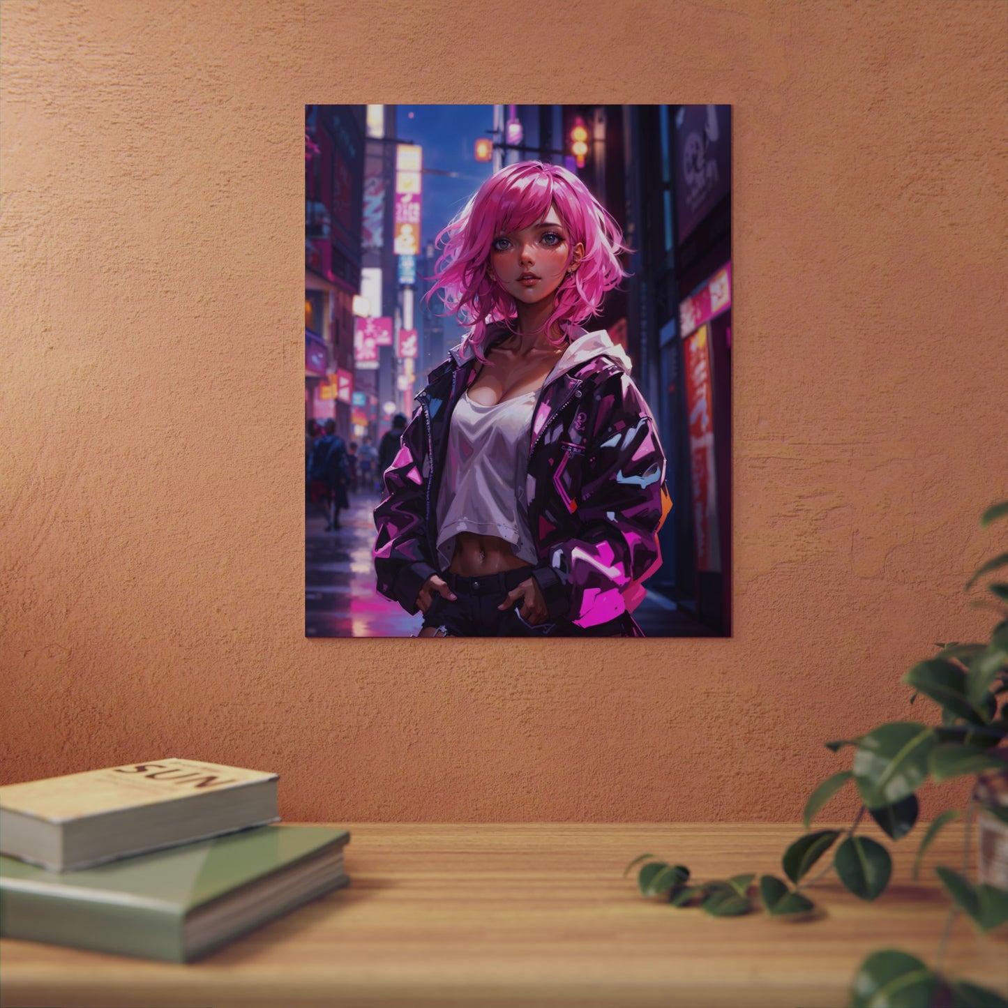 Metal Print - Magenta Muse