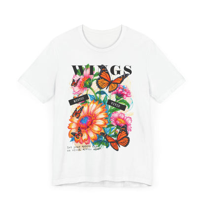 Unisex T-shirt - Butterflies Wings Shirt,