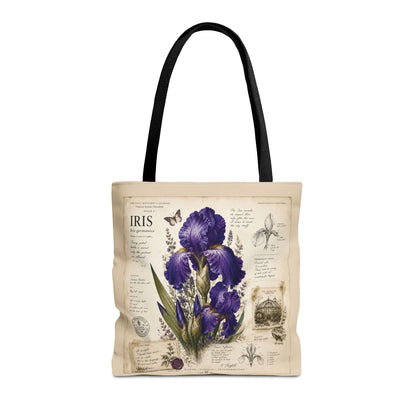 Iris Botanical Tote Bag