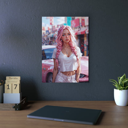 Metal Print - Bubblegum Drive