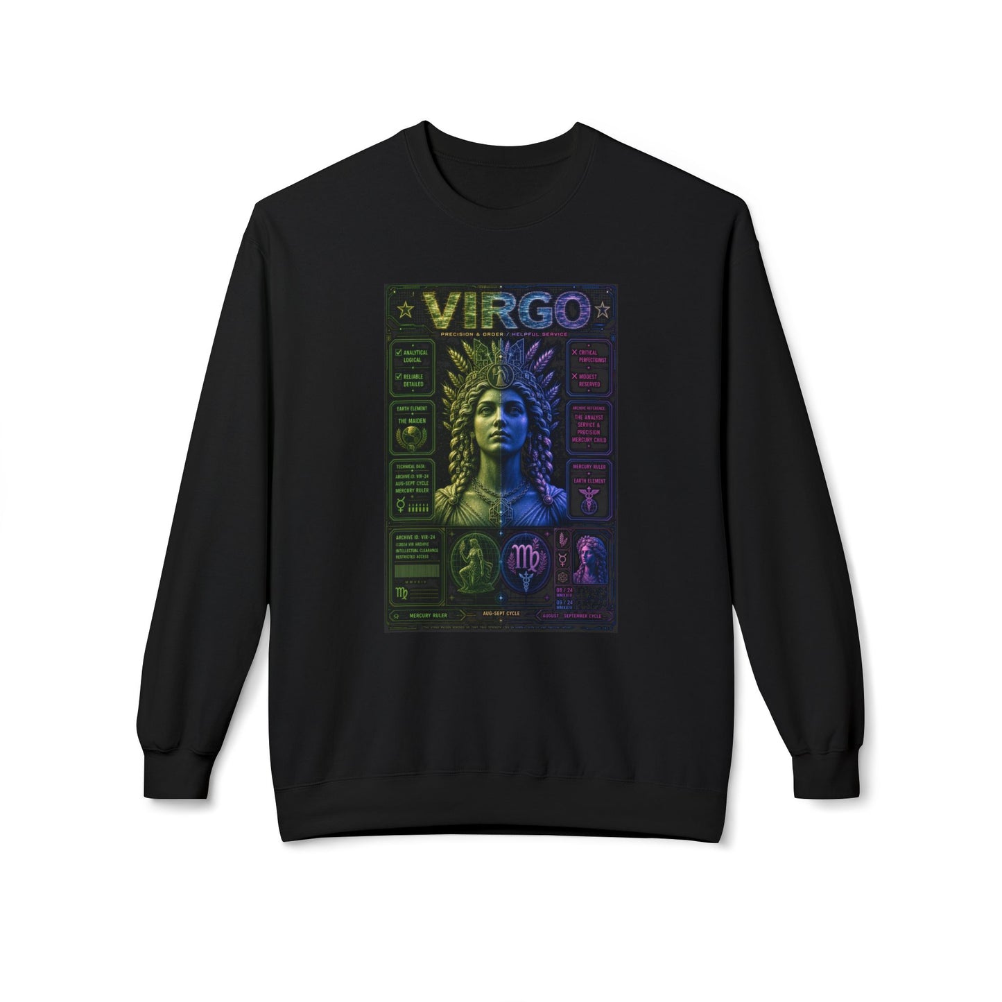 Virgo Zodiac Goddess Sweatshirt